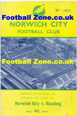 Norwich City v Reading 1959