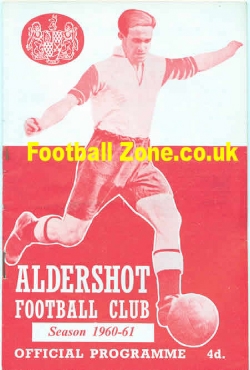 Aldershot v Hartlepool United 1961