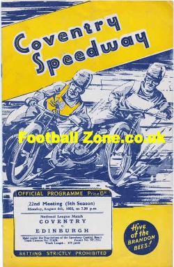 Coventry Speedway v Edinburgh 1952