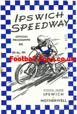 Ipswich Speedway v Motherwell 1954