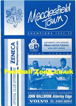 Macclesfield Town v Manchester United 1994