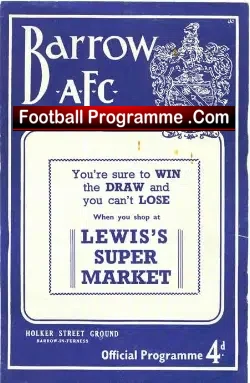 Barrow v Stockport County 1961