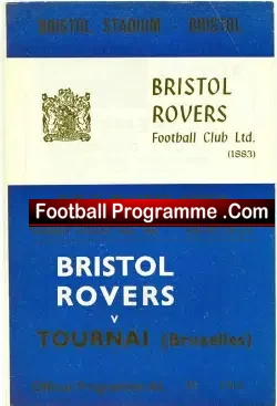 Bristol Rovers v Tournai 1966 – Practice Match Belgium Team