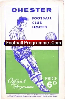 Chester City v Crewe Alexandra 1967