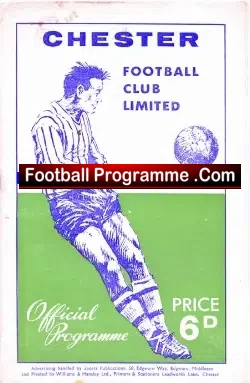 Chester City v Exeter City 1967