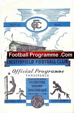 Chesterfield v Bradford City 1958