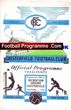 Chesterfield v Tranmere Rovers 1959
