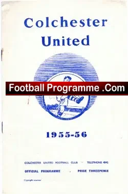 Colchester United v Shrewsbury Town 1956