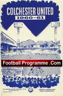 Colchester United v Shrewsbury Town 1960