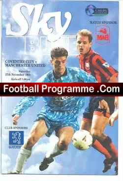 Coventry City v Manchester United 1993