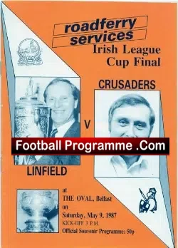 Crusaders v Linfield 1987 – Irish Cup Final