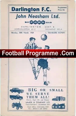 Darlington v Tranmere Rovers 1964