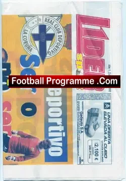 Deportivo v Manchester United 2002 – Newspaper Issue