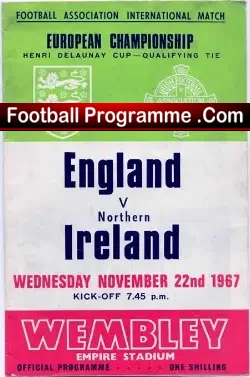 England v Ireland 1967