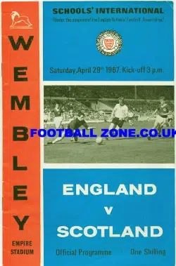 England v Scotland 1967 – Schoolboys Wembley – Cantello