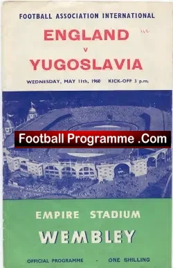 England v Yugoslavia 1960