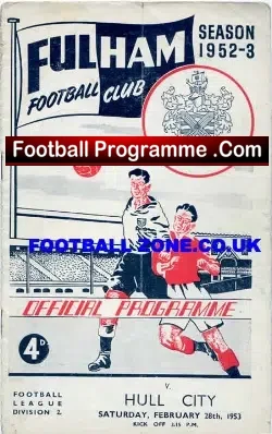 Fulham v Hull City 1953