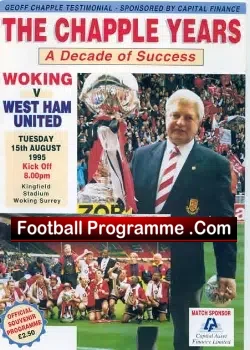 Geoff Chapple Testimonial Benefit Match Woking 1995