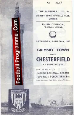 Grimsby Town v Chesterfield 1960