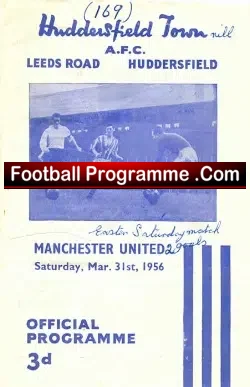 Huddersfield Town v Manchester United 1956