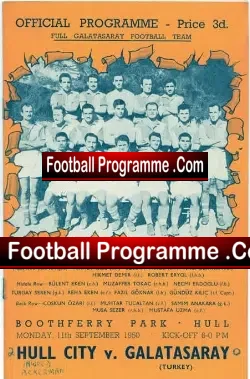 Hull City v Galatasaray 1950
