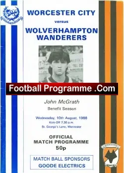 John McGrath Testimonial Benefit Match Worcester City 1988