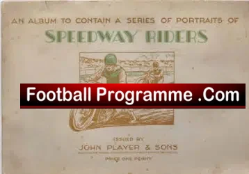 John Player speedway riders cards Album 1937