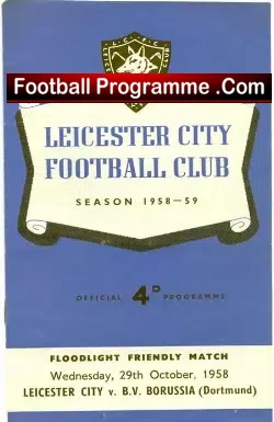 Leicester City v Borussia Dortmund 1958