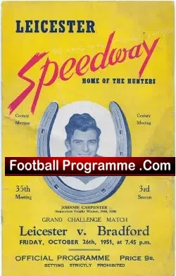 Leicester Speedway v Bradford 1951