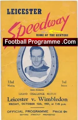 Leicester Speedway v Wimbledon 1951