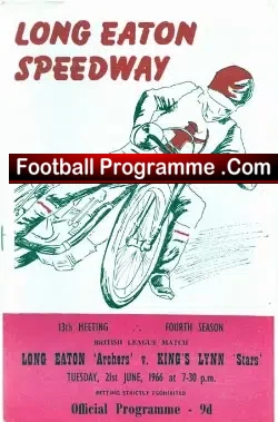 Long Eaton Speedway v Kings Lynn Stars 1966