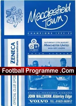 Macclesfield Town v Manchester United 1994