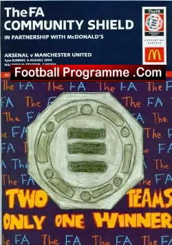 Manchester United v Arsenal 2004 – Community Shield Cardiff