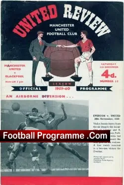 Manchester United v Blackpool 1959