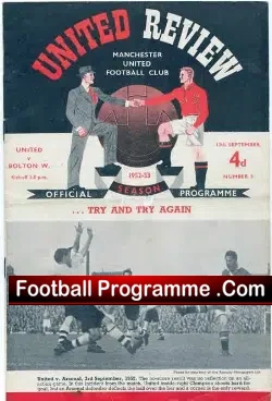 Manchester United v Bolton Wanderers 1952
