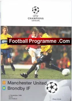 Manchester United v Brondby IF 1998