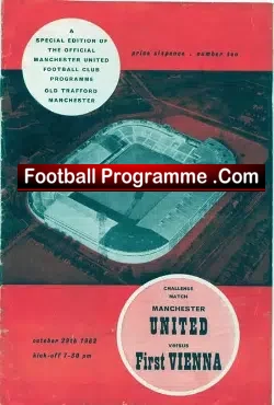Manchester United v First Vienna 1962 – Old Trafford