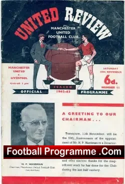 Manchester United v Liverpool 1962