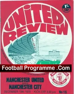Manchester United v Manchester City 1970 Pat Crerand Last Match