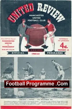 Manchester United v Middlesbrough 1961 – FA Cup