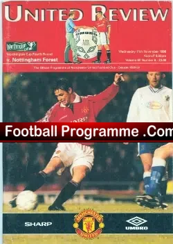 Manchester United v Nottingham Forest 1998 – League Cup