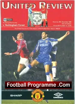 Manchester United v Nottingham Forest 1998 – Treble Season