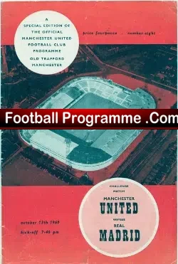 Manchester United v Real Madrid 1960 – Di Stefano + Puskas OT