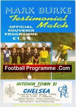 Mark Burke Testimonial Benefit Match Hitchin Town 1996