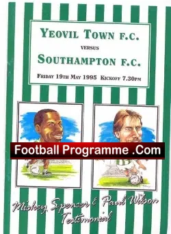 Mickey Spencer Testimonial Benefit Match Yeovil Town 1995