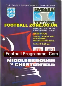 Middlesbrough v Chesterfield 1997