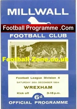 Millwall v Wrexham 1964