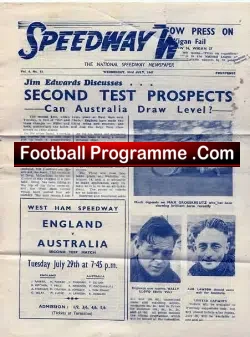 National Speedway Newspaper 1947