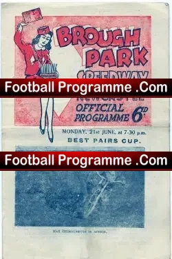 Newcastle Speedway Pairs Cup 1948
