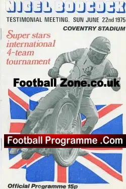 Nigel Boocock Testimonial Coventry Speedway 1975